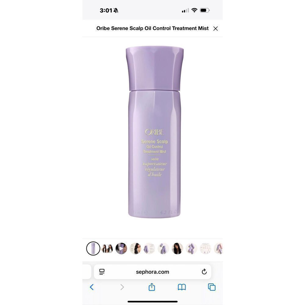 NWT Oribe Serene Scalp Oil Control Treatment Mist 125 ml